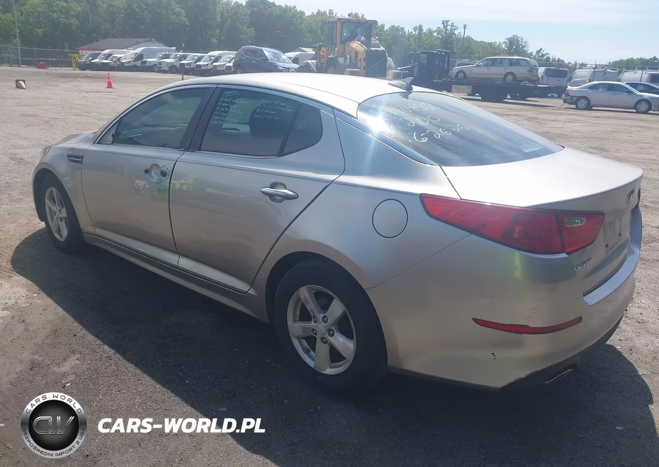2014 Kia Optima Lx VIN:KNAGM4A77E5480454 - 3