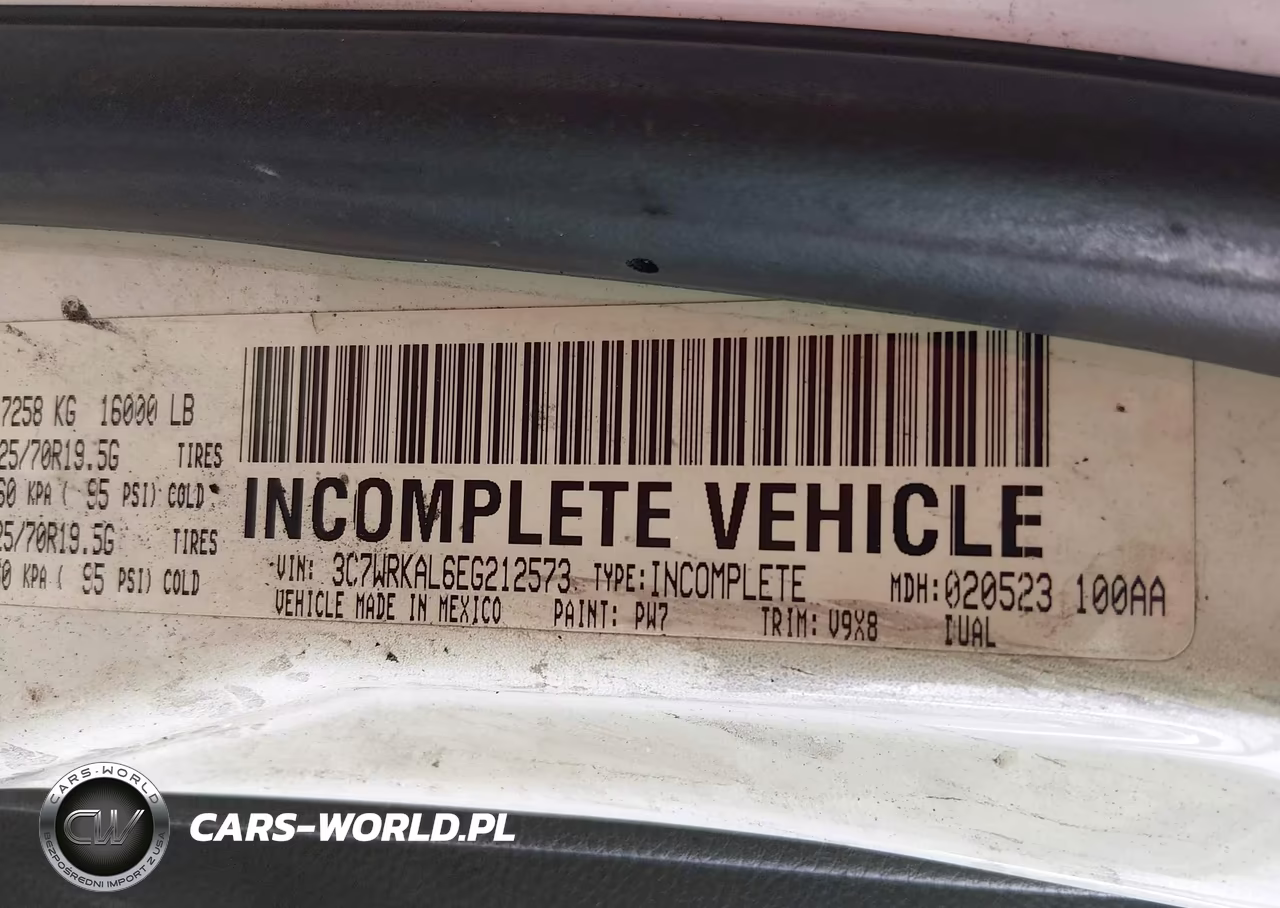 2014 Ram 4500 Chassis Tradesman-Slt VIN:3C7WRKAL6EG212573 - 9