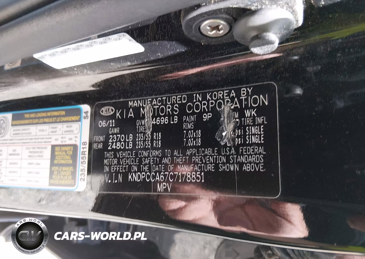 2012 Kia Sportage Sx VIN:KNDPCCA67C7178851 - 9