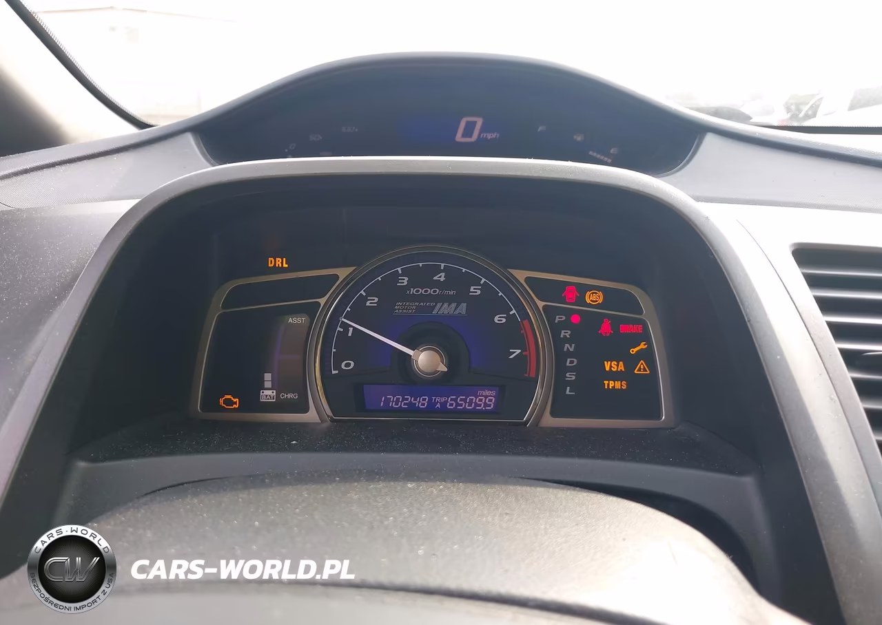 2009 Honda Civic Hybrid VIN:JHMFA36299S007692 - 7