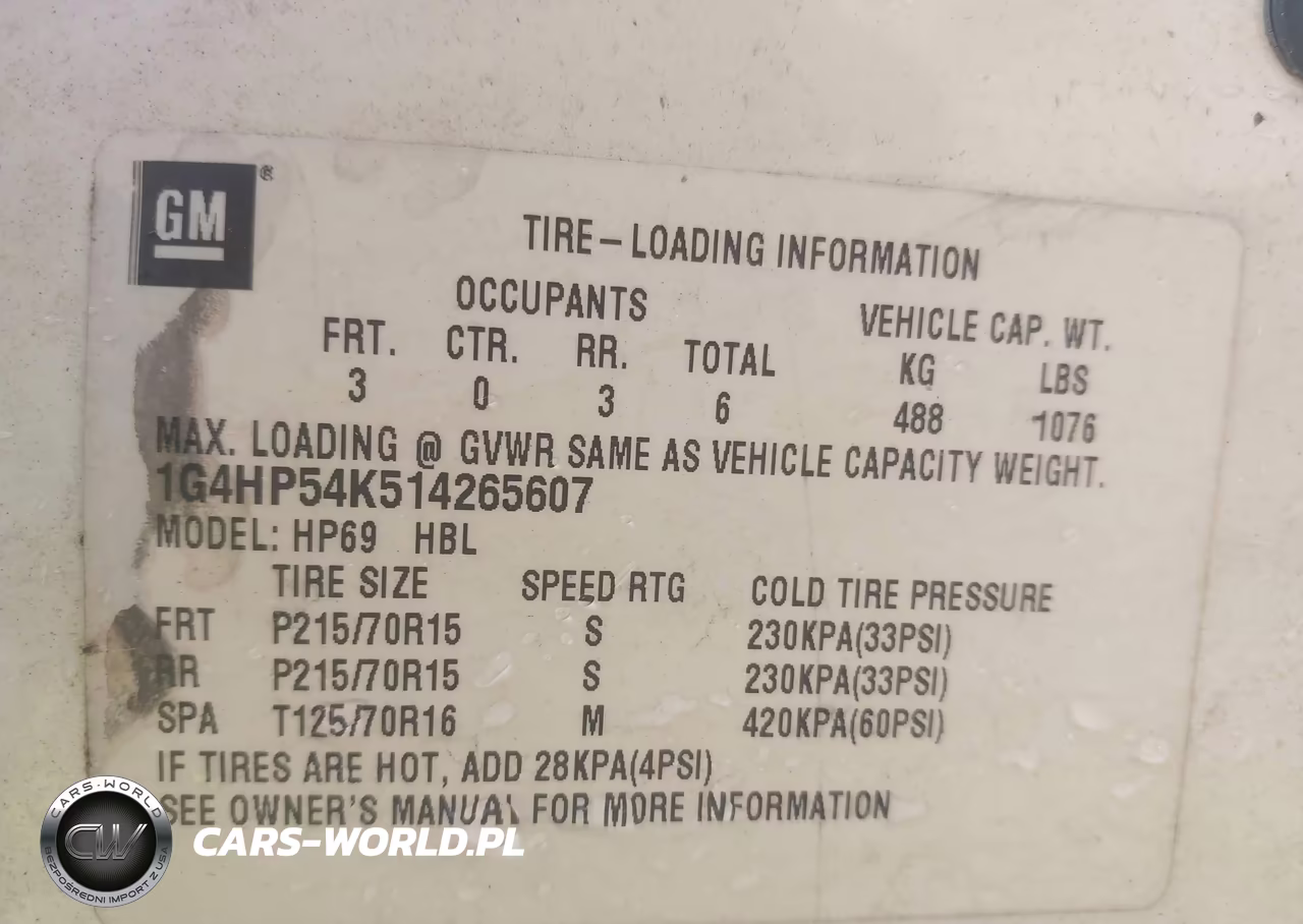 2001 Buick Lesabre Custom VIN:1G4HP54K514265607 - 9