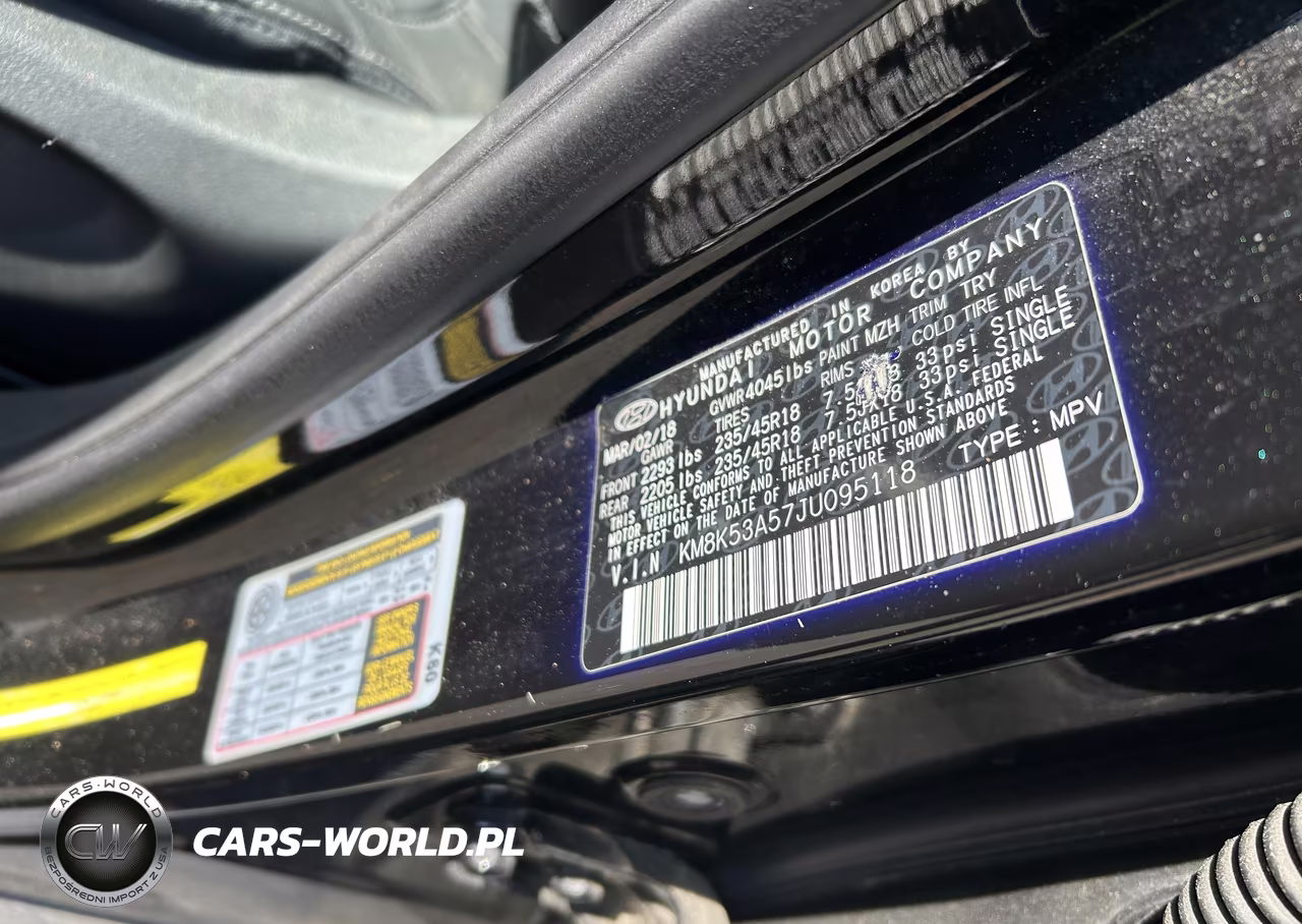 2018 Hyundai Kona Ultimate VIN:KM8K53A57JU095118 - 9
