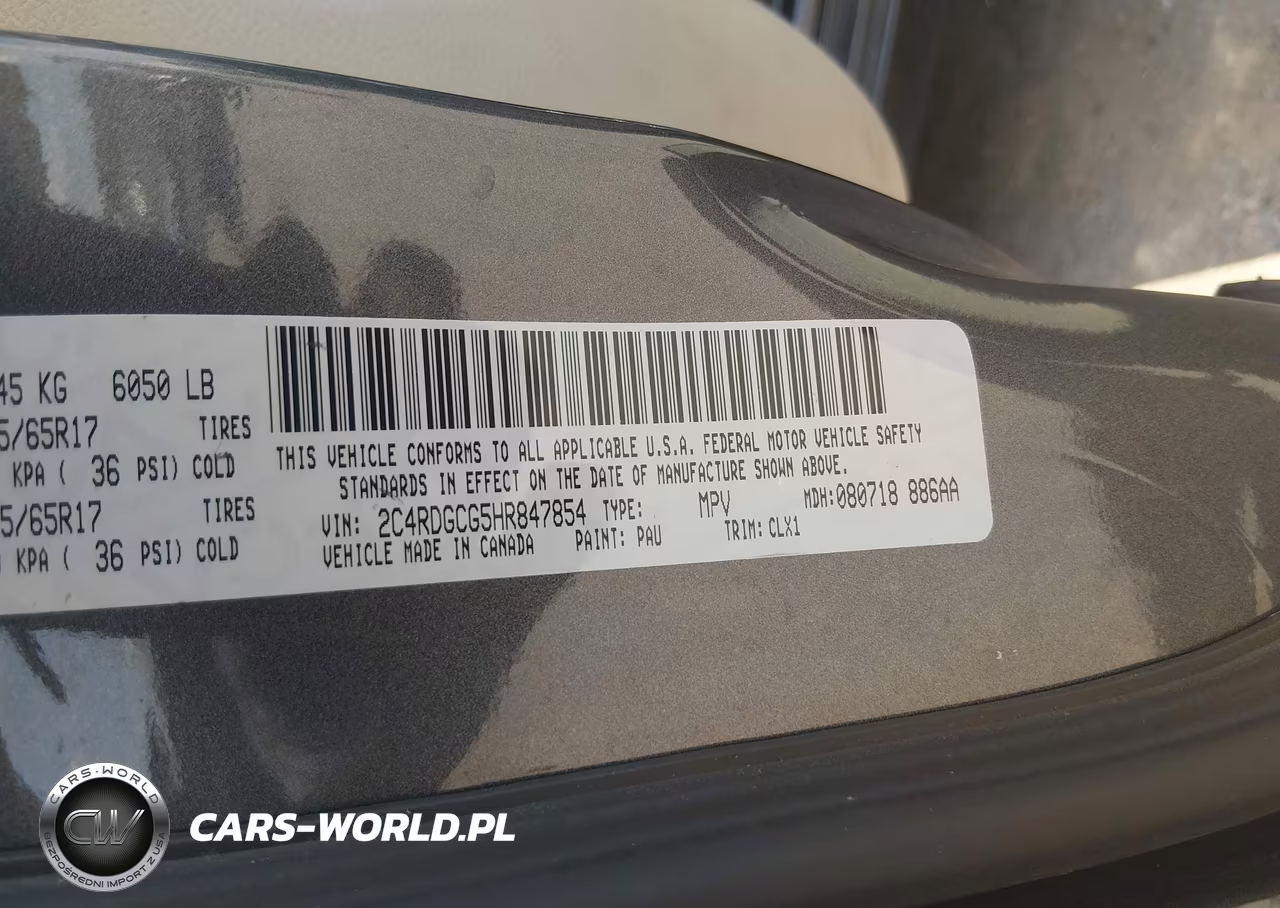 2017 Dodge Grand Caravan Sxt VIN:2C4RDGCG5HR847854 - 9