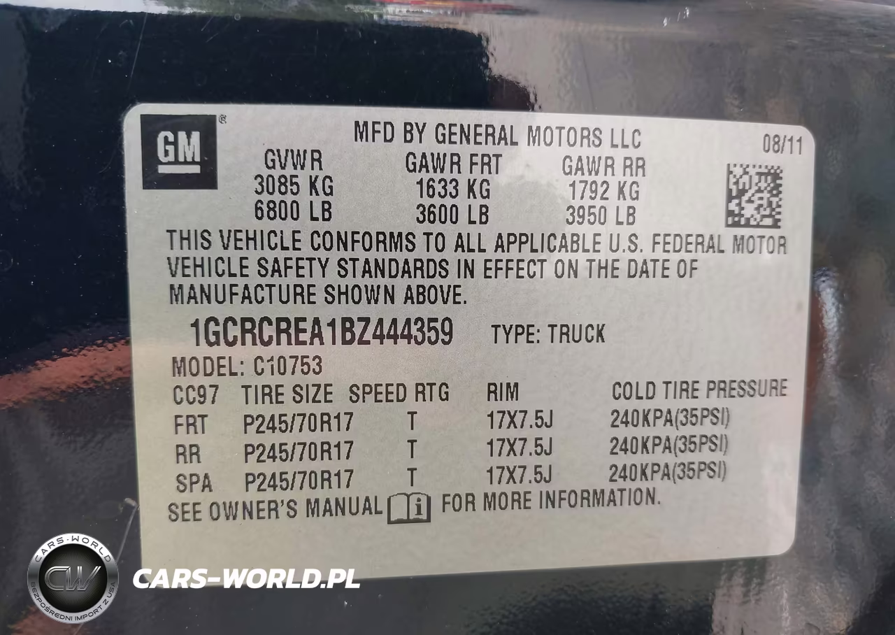 2011 Chevrolet Silverado 1500 Ls VIN:1GCRCREA1BZ444359 - 9
