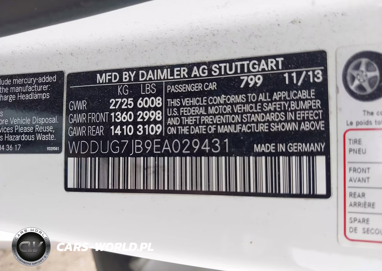 2014 Mercedes-Benz Amg S 63 VIN:WDDUG7JB9EA029431 - 9