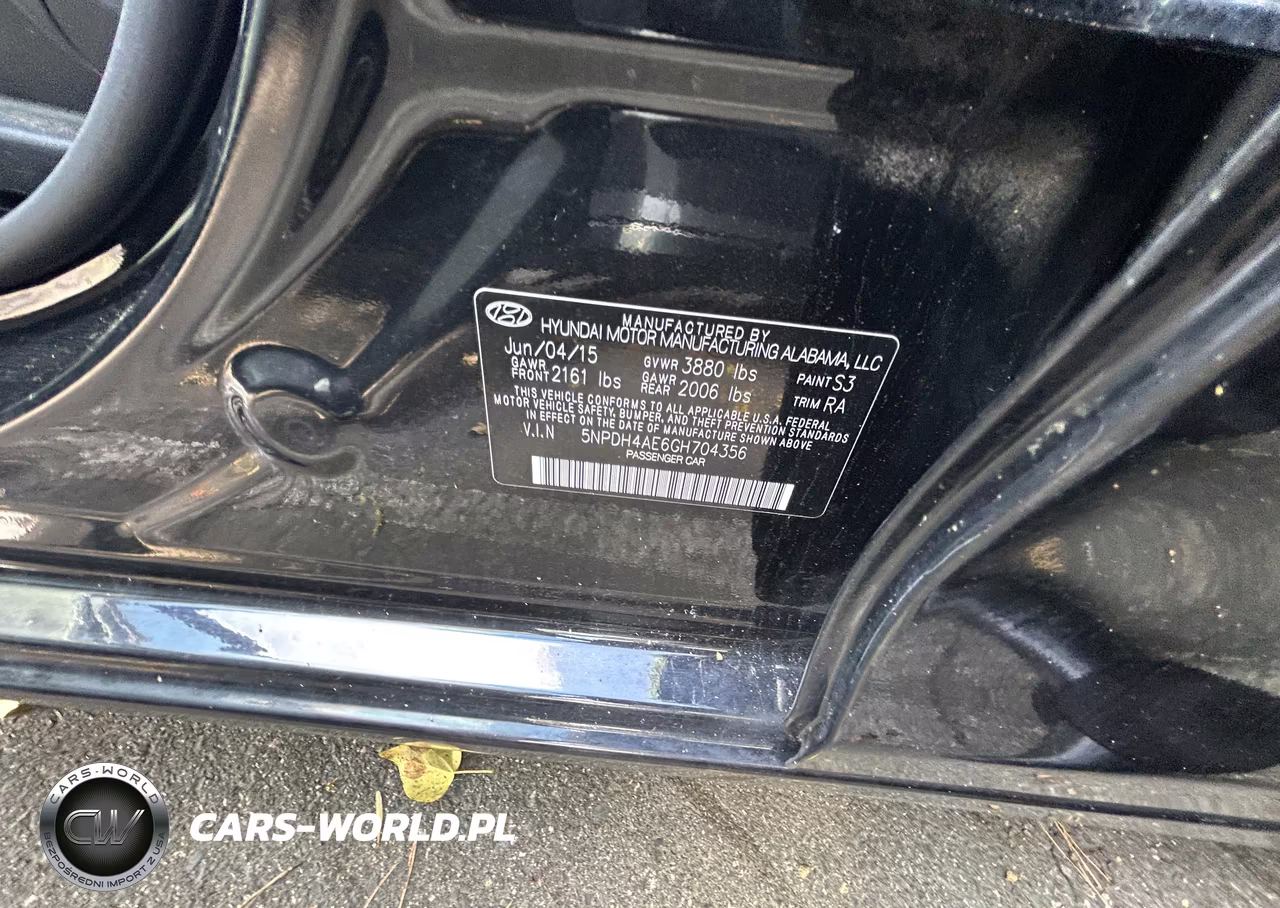 2016 Hyundai Elantra Se VIN:5NPDH4AE6GH704356 - 9