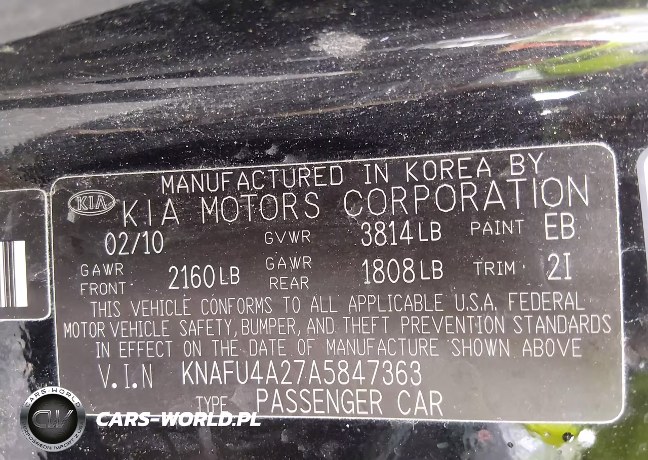 2010 Kia Forte Ex VIN:KNAFU4A27A5847363 - 9