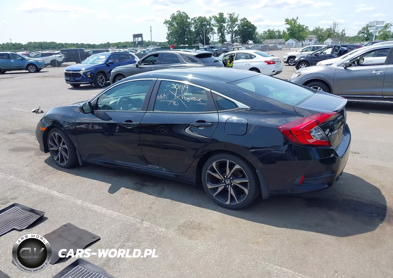 2020 Honda Civic Sport VIN:2HGFC2F86LH525477 - 3