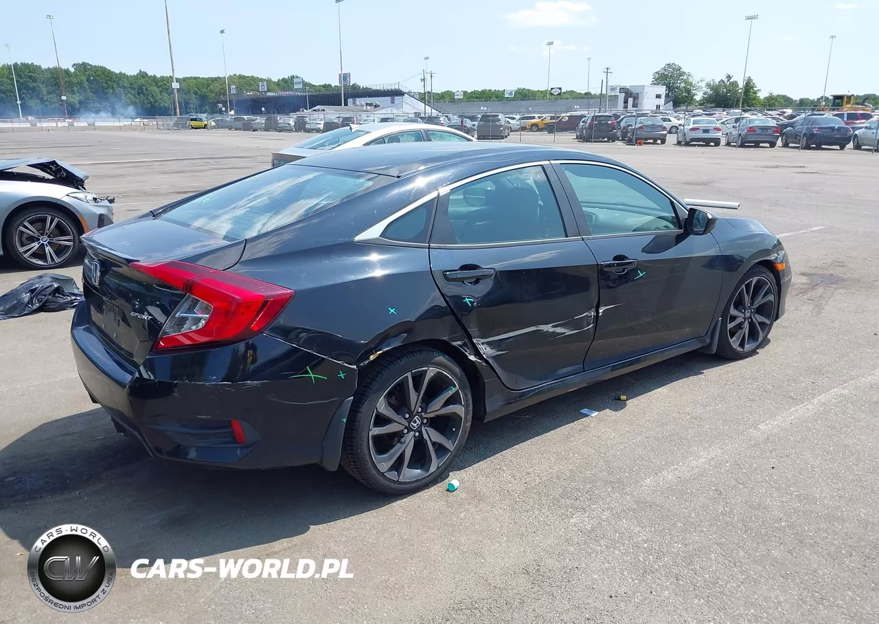 2020 Honda Civic Sport VIN:2HGFC2F86LH525477 - 4