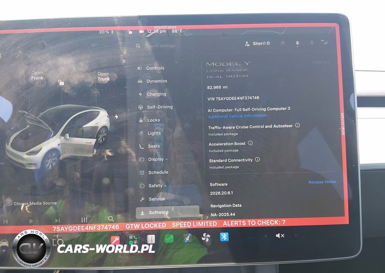 2022 Tesla Model Y Long Range Dual Motor All-Wheel Drive VIN:7SAYGDEE4NF374746 - 18
