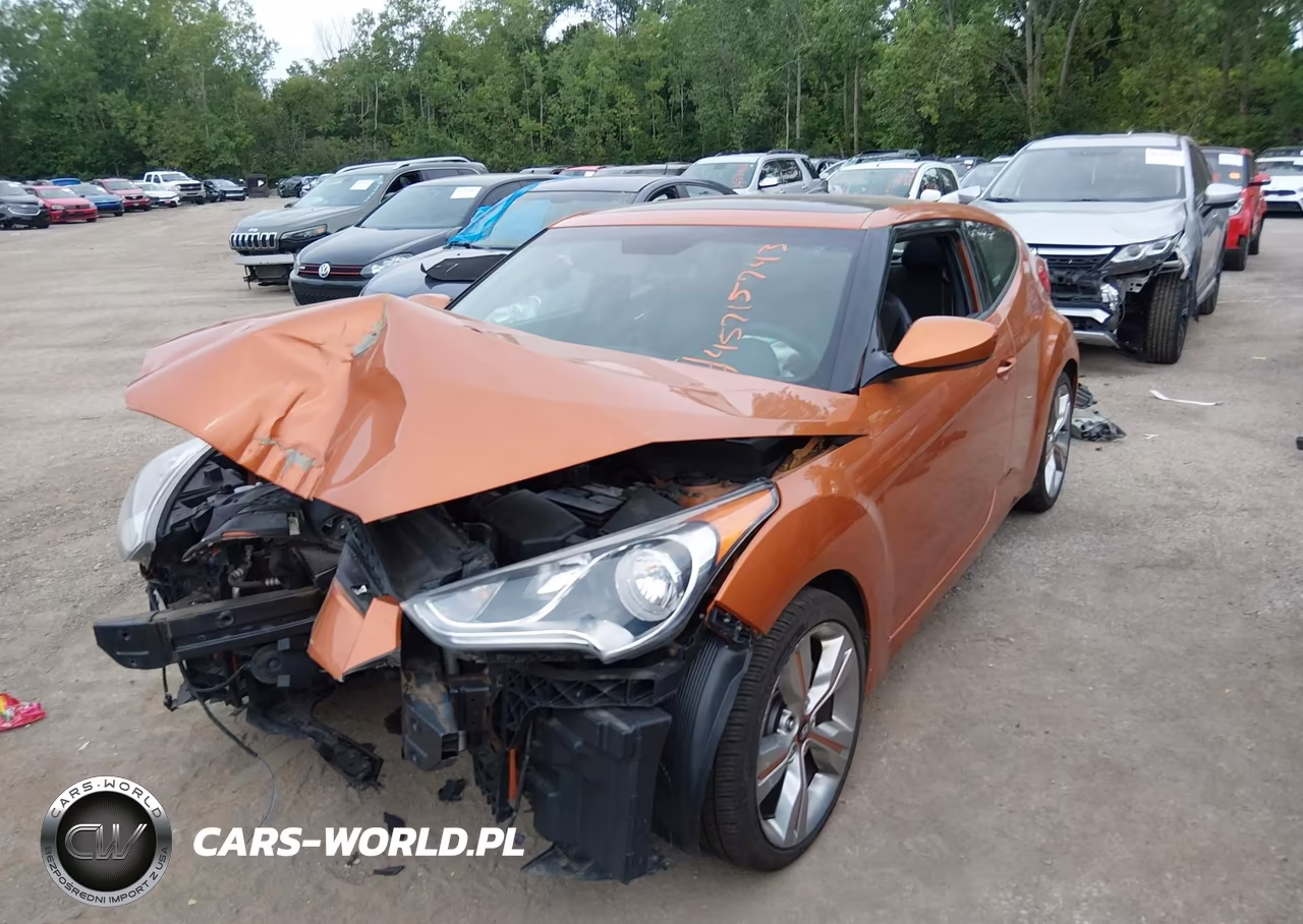 2012 Hyundai Veloster Base W-Black VIN:KMHTC6AD5CU031701 - 2