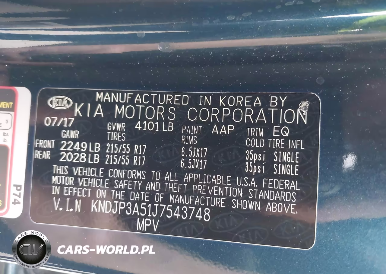 2018 Kia Soul + VIN:KNDJP3A51J7543748 - 9
