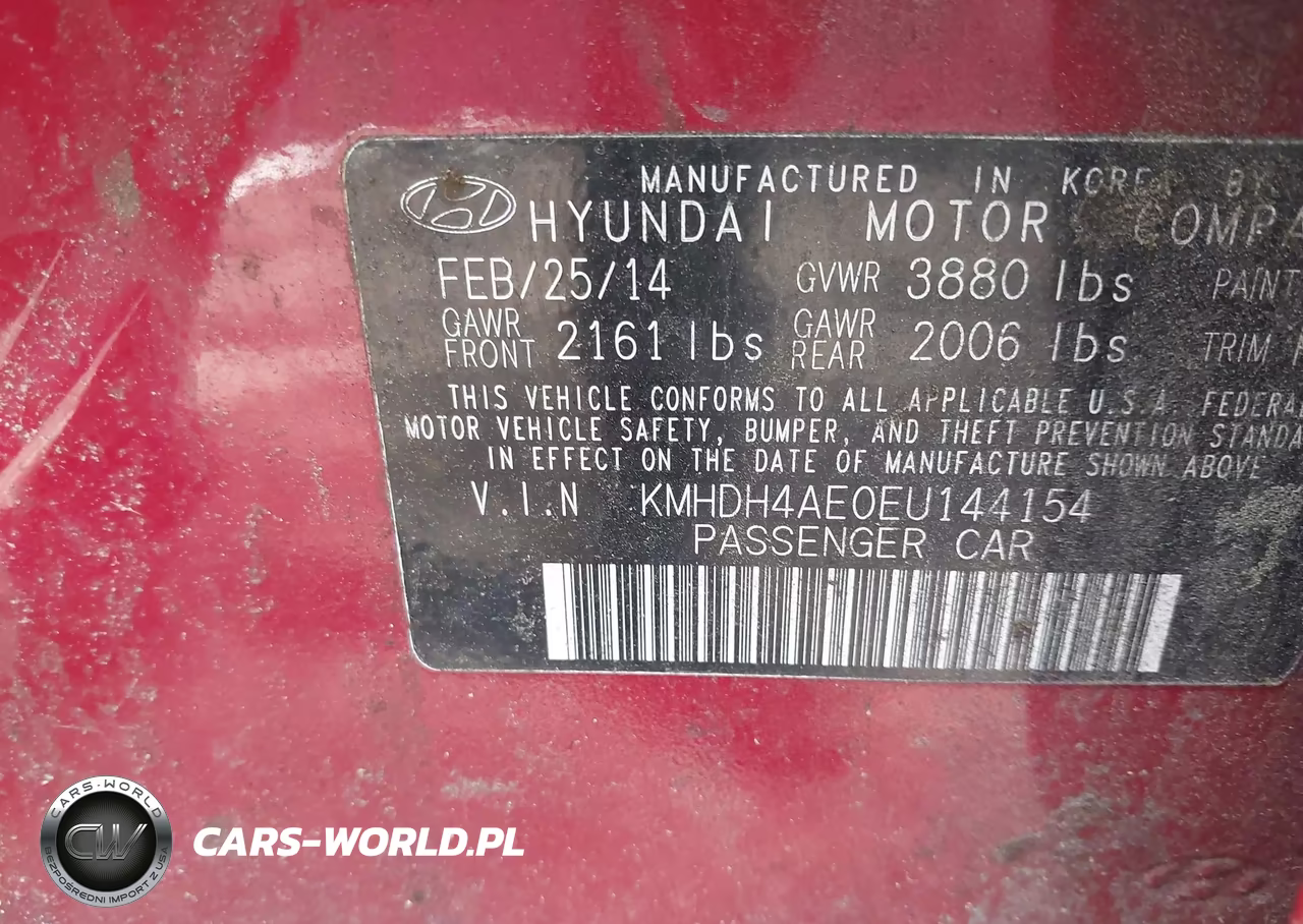 2014 Hyundai Elantra Se VIN:KMHDH4AE0EU144154 - 9