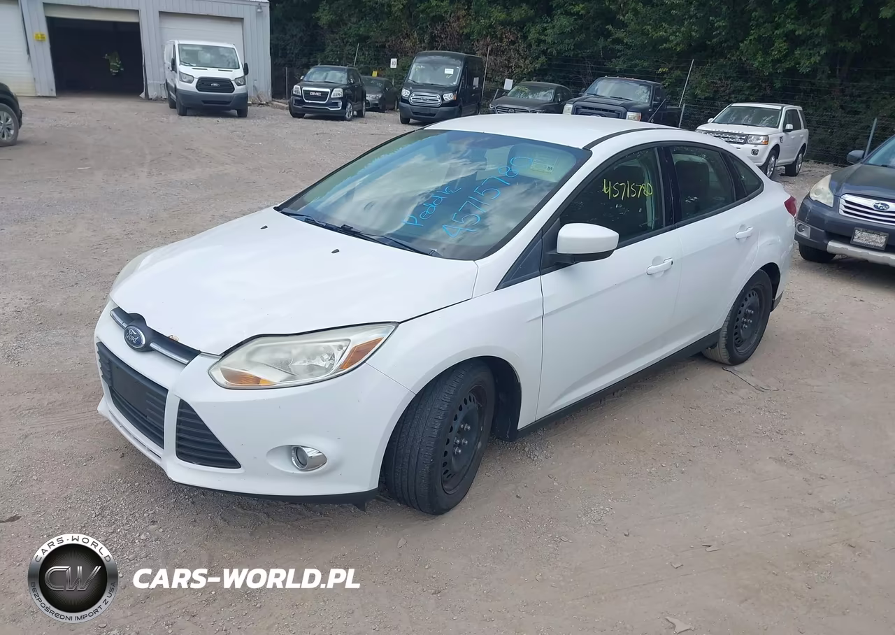 2012 Ford Focus Se VIN:1FAHP3F29CL186641 - 2