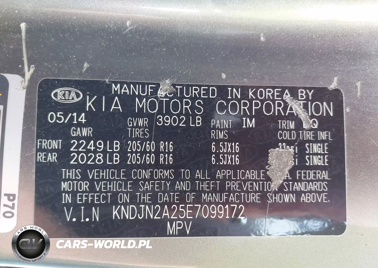 2014 Kia Soul VIN:KNDJN2A25E7099172 - 9
