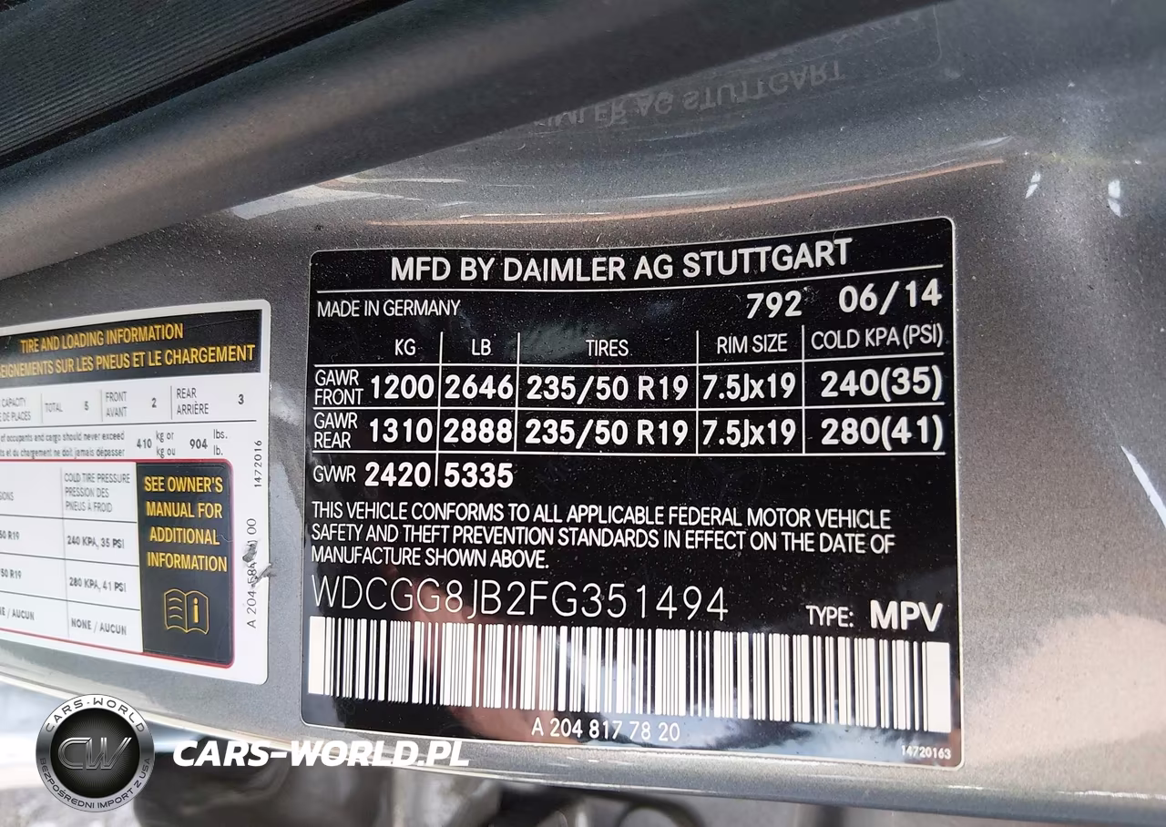 2015 Mercedes-Benz Glk 350 4Matic VIN:WDCGG8JB2FG351494 - 9