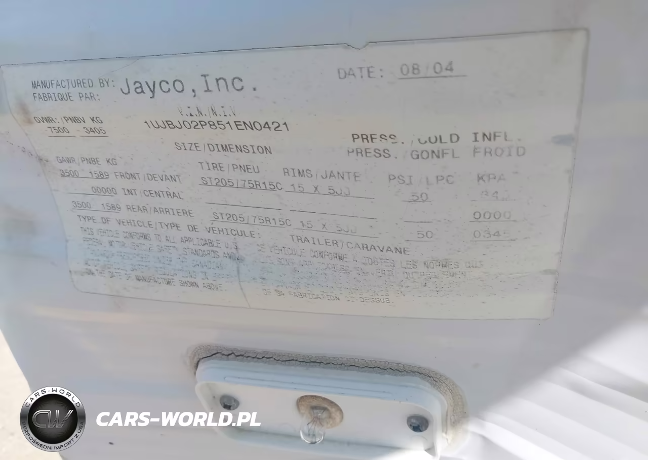 2005 Jayco Jayfl184Bh VIN:1UJBJ02P851EN0421 - 9