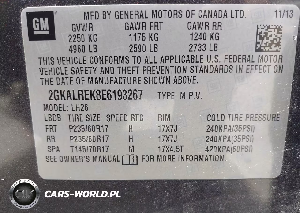 2014 GMC Terrain Sle-2 VIN:2GKALREK8E6193267 - 9