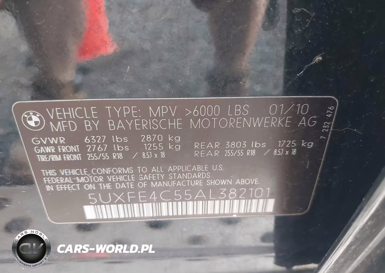 2010 BMW X5 xDrive30I VIN:5UXFE4C55AL382101 - 9