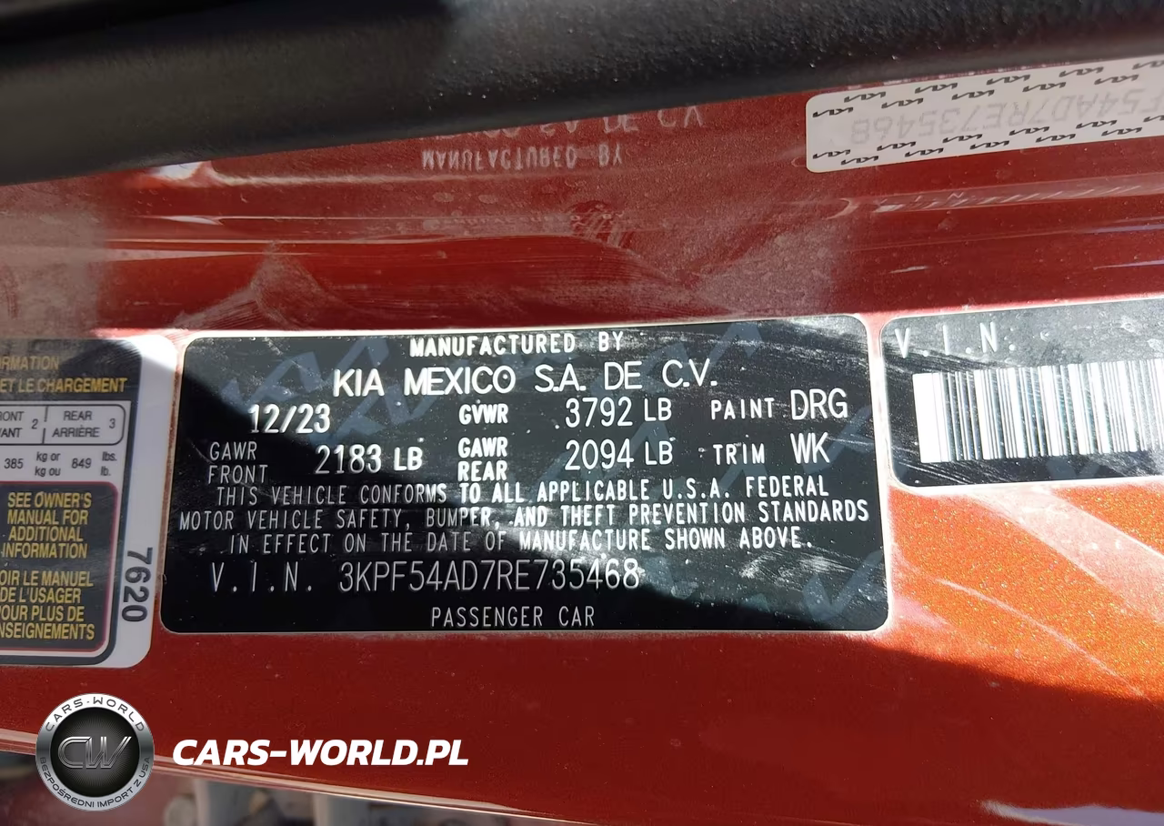 2024 Kia Forte Gt-Line VIN:3KPF54AD7RE735468 - 9