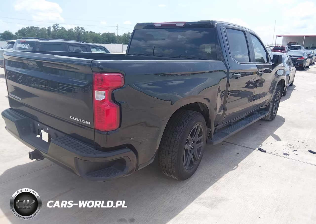 2025 Chevrolet Silverado 1500 2Wd Short Bed Custom VIN:1GCPABEK8SZ259965 - 4