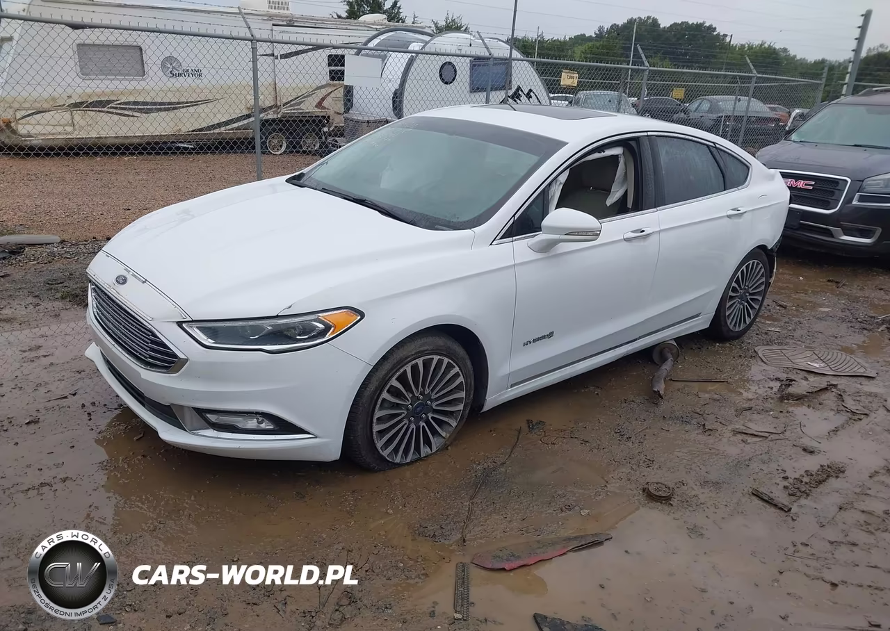 2017 Ford Fusion Hybrid Titanium VIN:3FA6P0RU4HR222747 - 2