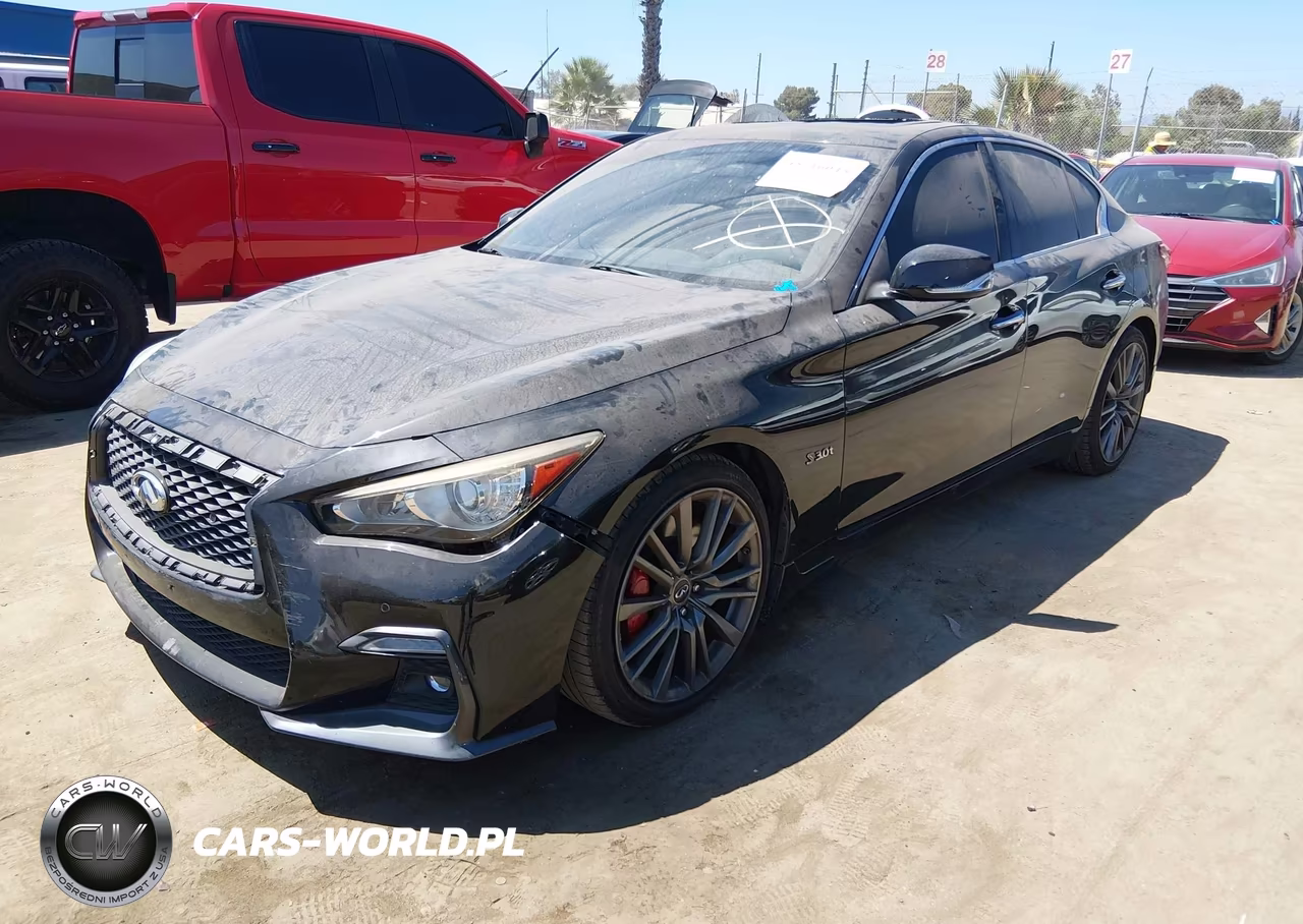 2019 Infiniti Q50 3.0T Red Sport 400 VIN:JN1FV7AP1KM760694 - 2