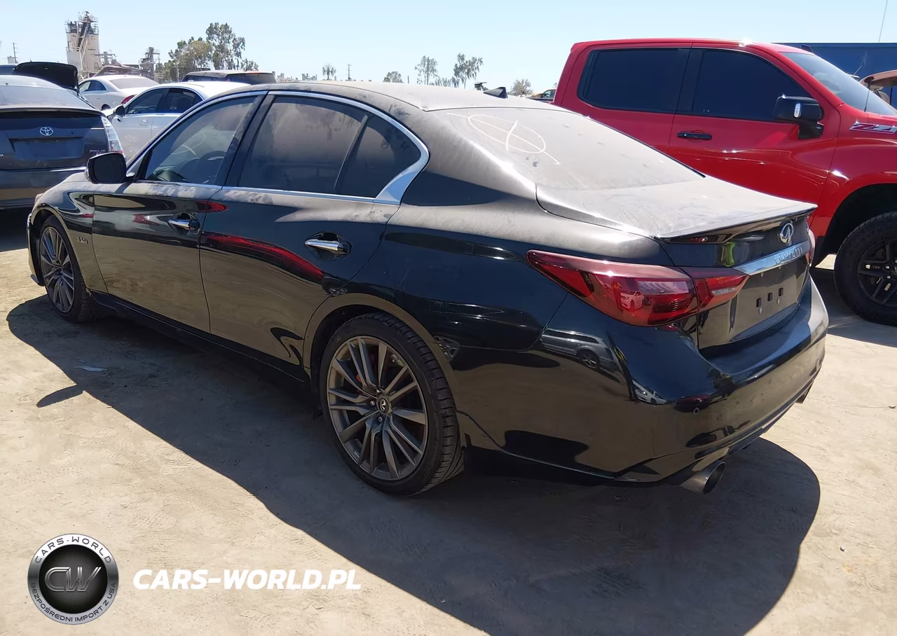 2019 Infiniti Q50 3.0T Red Sport 400 VIN:JN1FV7AP1KM760694 - 3