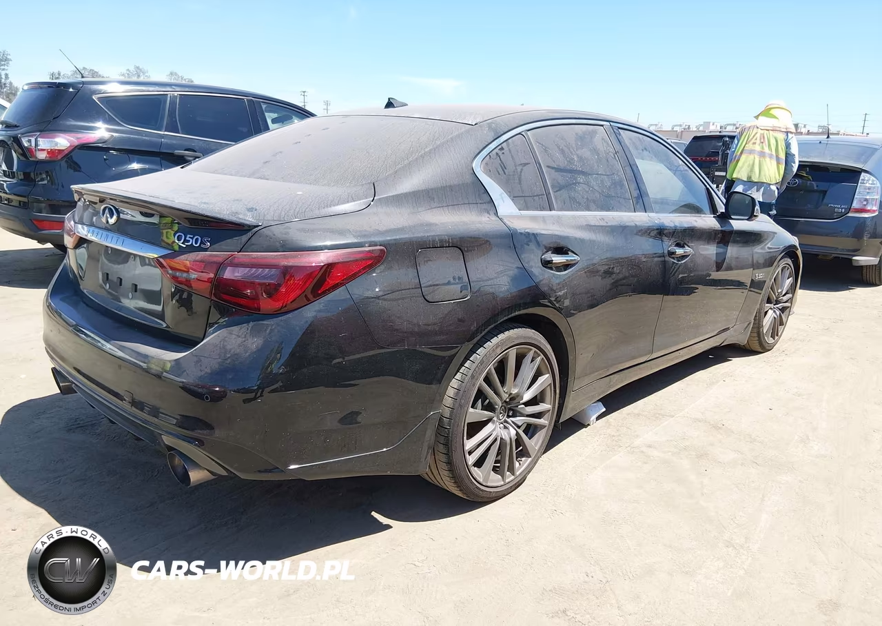 2019 Infiniti Q50 3.0T Red Sport 400 VIN:JN1FV7AP1KM760694 - 4