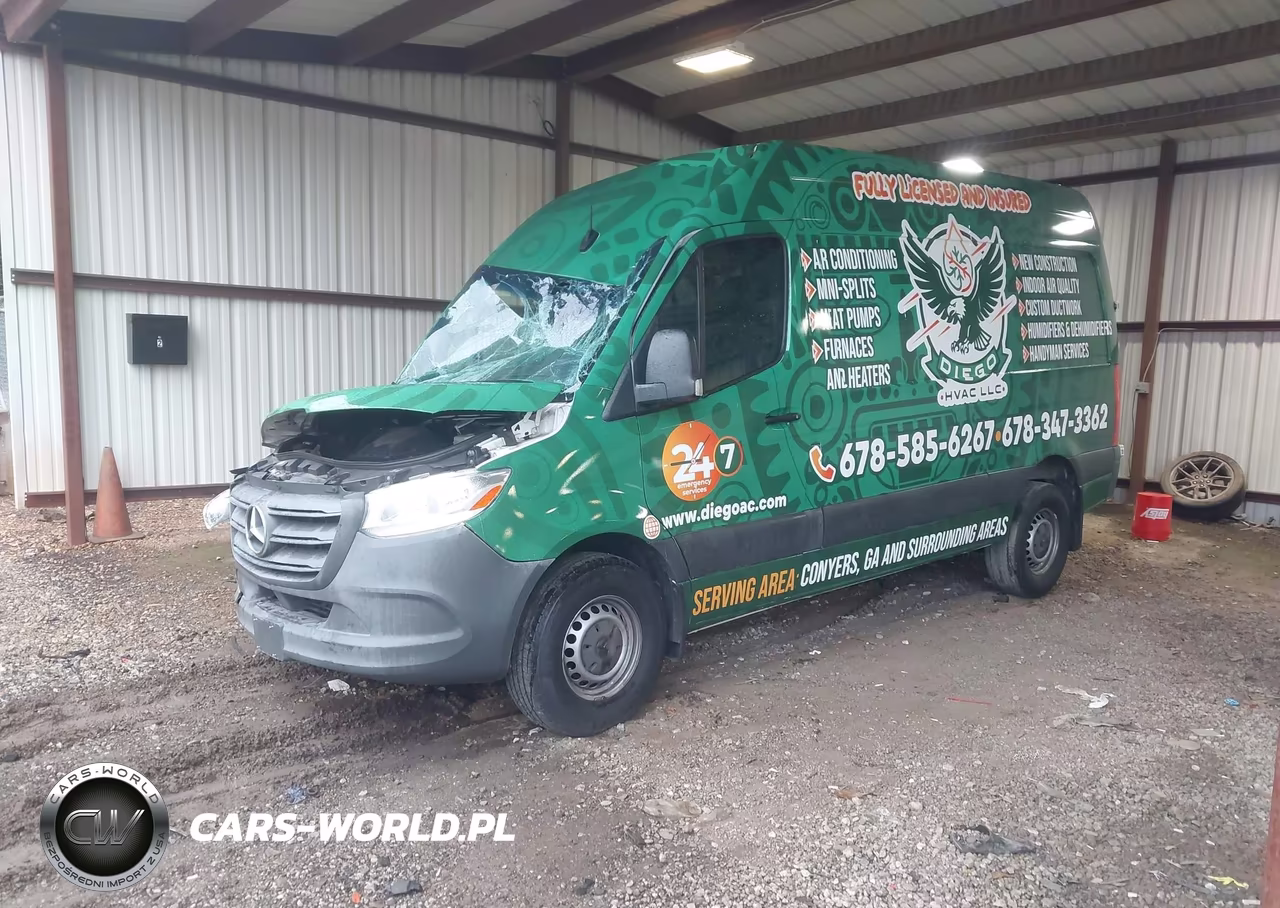 2021 Mercedes-Benz Sprinter 2500 Standard Roof V6 VIN:W1Y4EBHY7MT058177 - 2