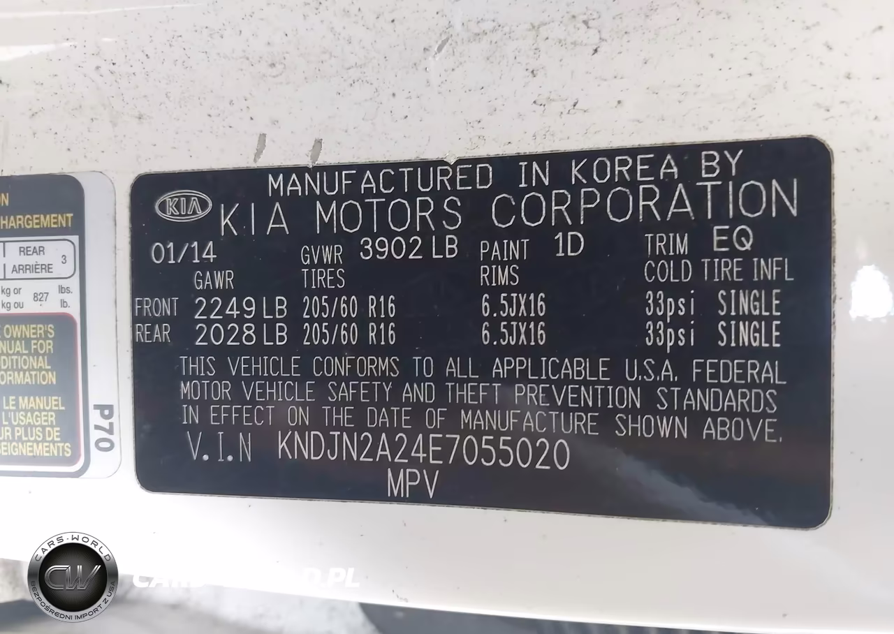 2014 Kia Soul VIN:KNDJN2A24E7055020 - 9