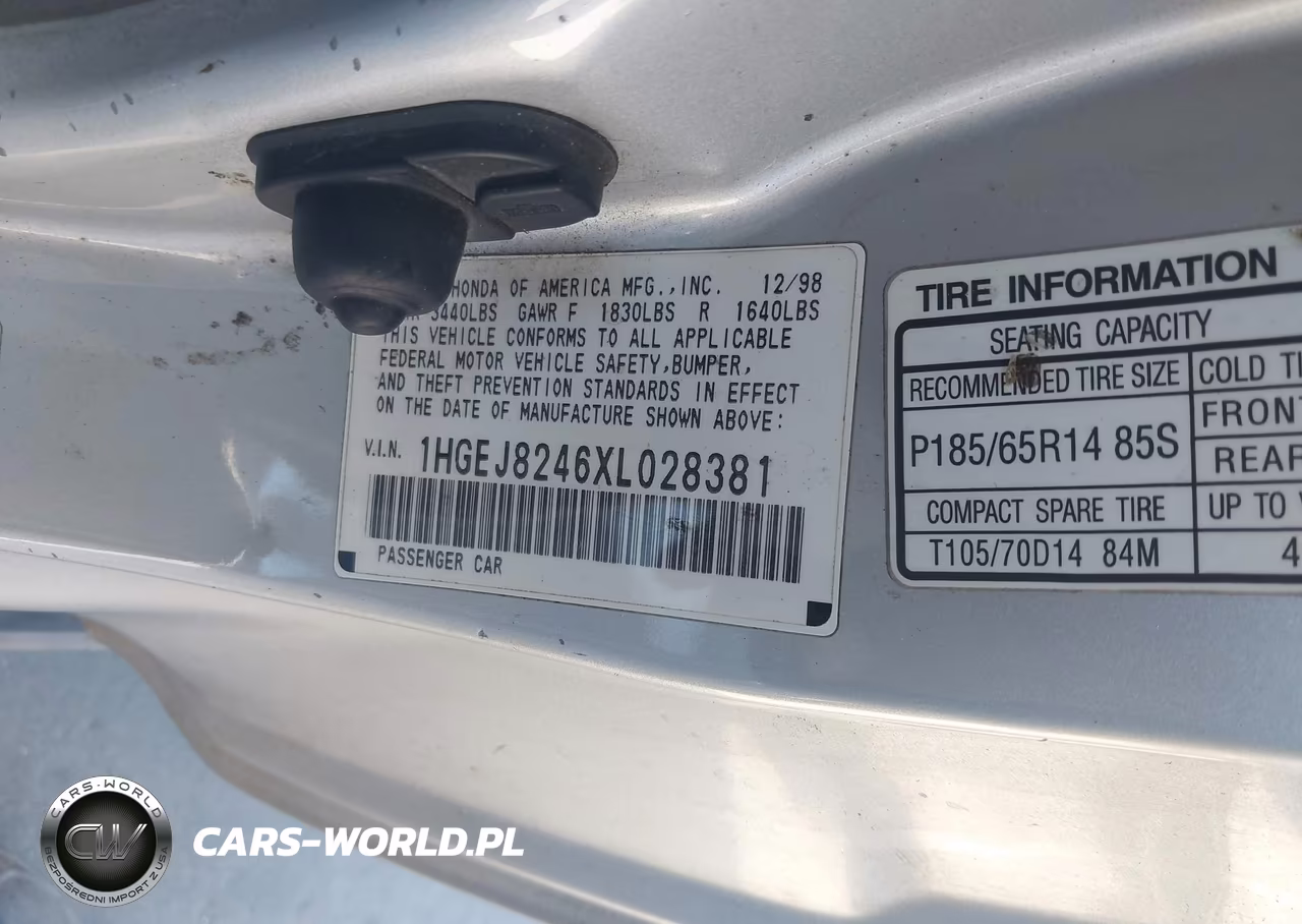 1999 Honda Civic Ex VIN:1HGEJ8246XL028381 - 9