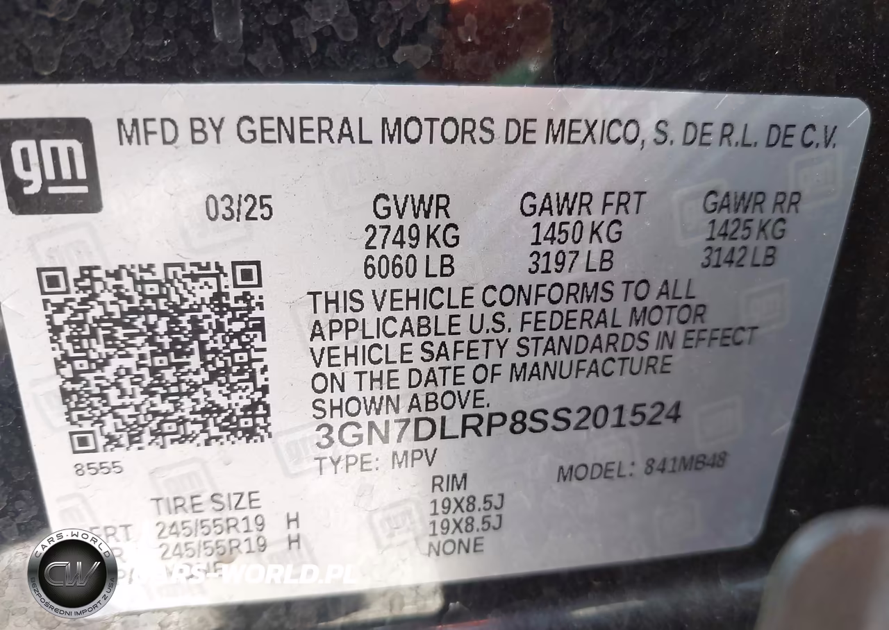 2025 Chevrolet Equinox Ev Lt VIN:3GN7DLRP8SS201524 - 9