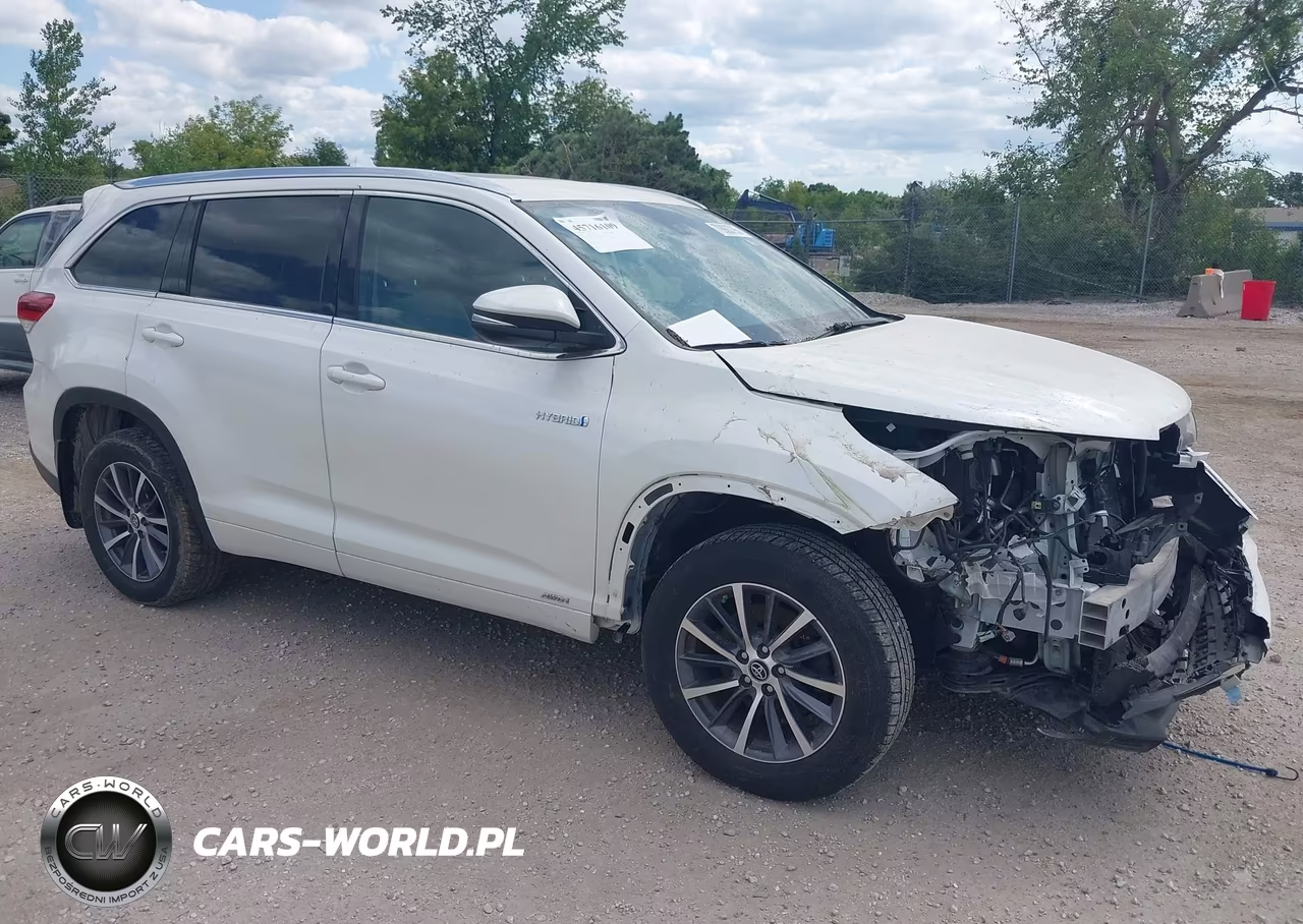2018 Toyota Highlander Hybrid Xle VIN:5TDJGRFH6JS039160 - 1