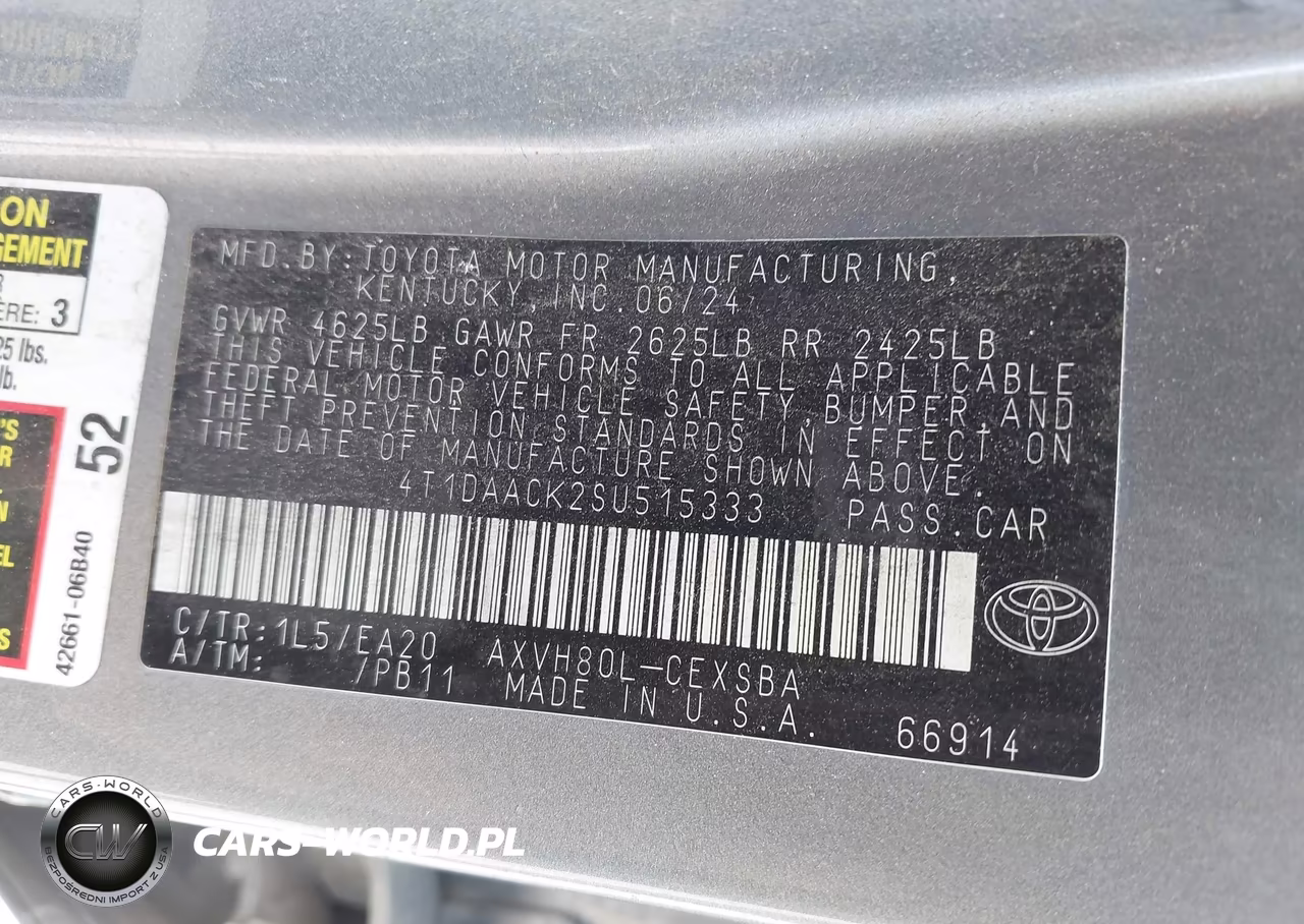 2025 Toyota Camry Se VIN:4T1DAACK2SU515333 - 9