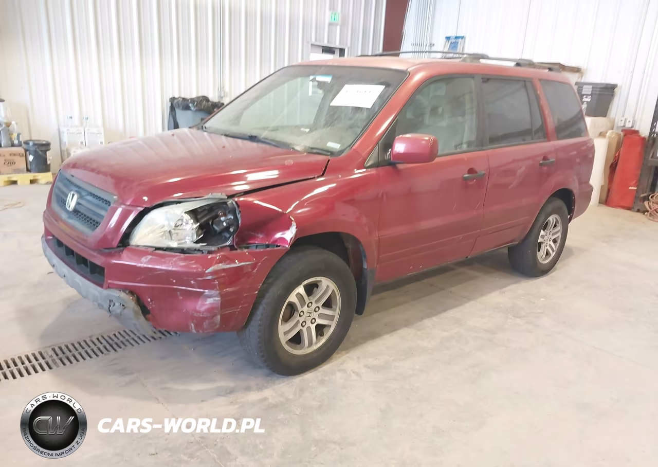2004 Honda Pilot Ex-L VIN:2HKYF18504H513667 - 2
