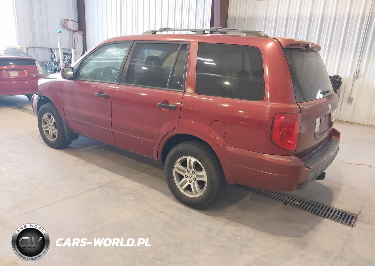 2004 Honda Pilot Ex-L VIN:2HKYF18504H513667 - 3