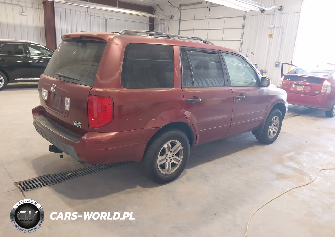 2004 Honda Pilot Ex-L VIN:2HKYF18504H513667 - 4