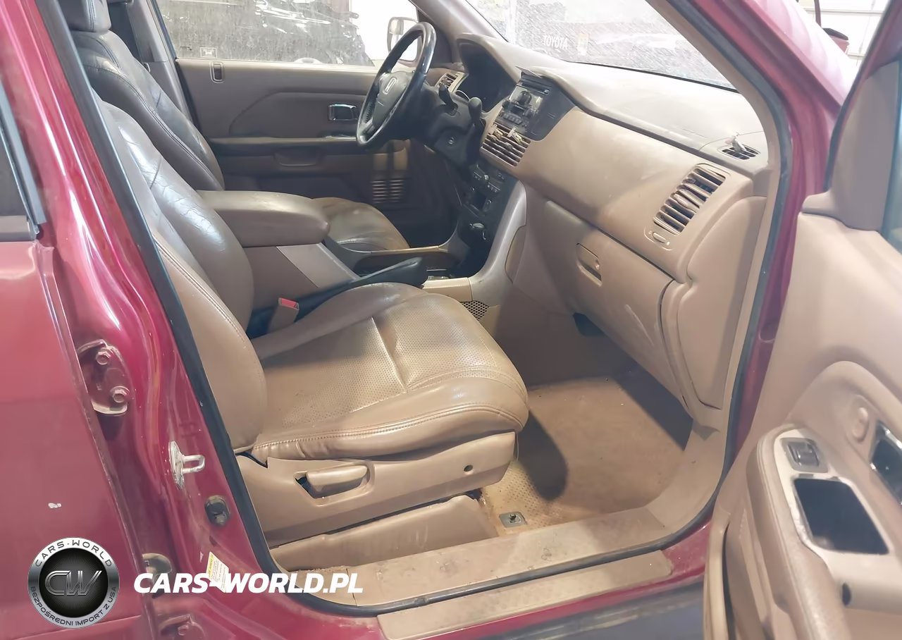 2004 Honda Pilot Ex-L VIN:2HKYF18504H513667 - 5
