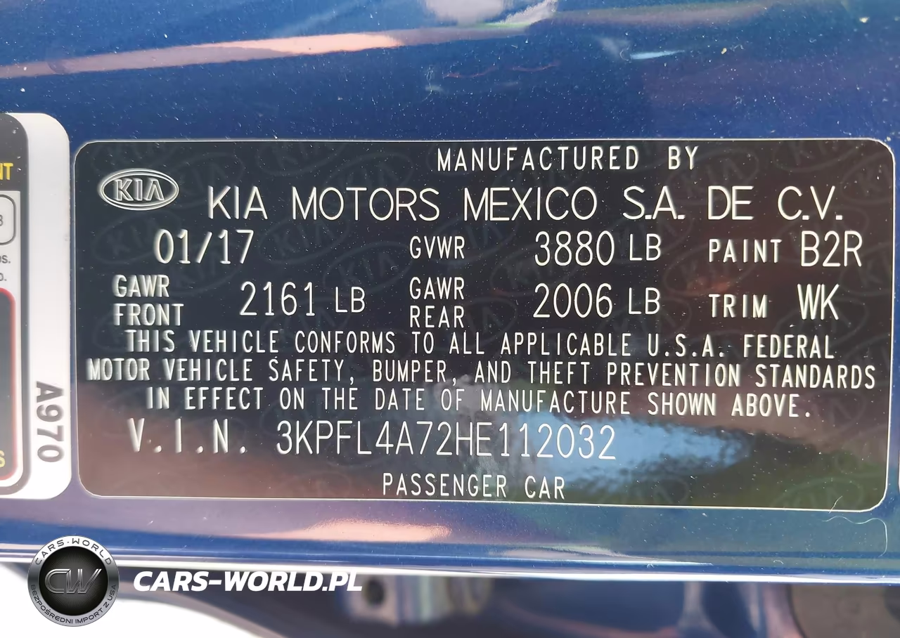 2017 Kia Forte S VIN:3KPFL4A72HE112032 - 9