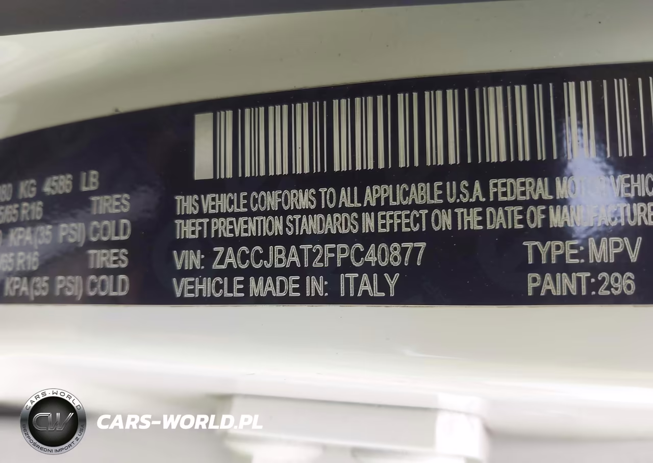 2015 Jeep Renegade Sport VIN:ZACCJBAT2FPC40877 - 9