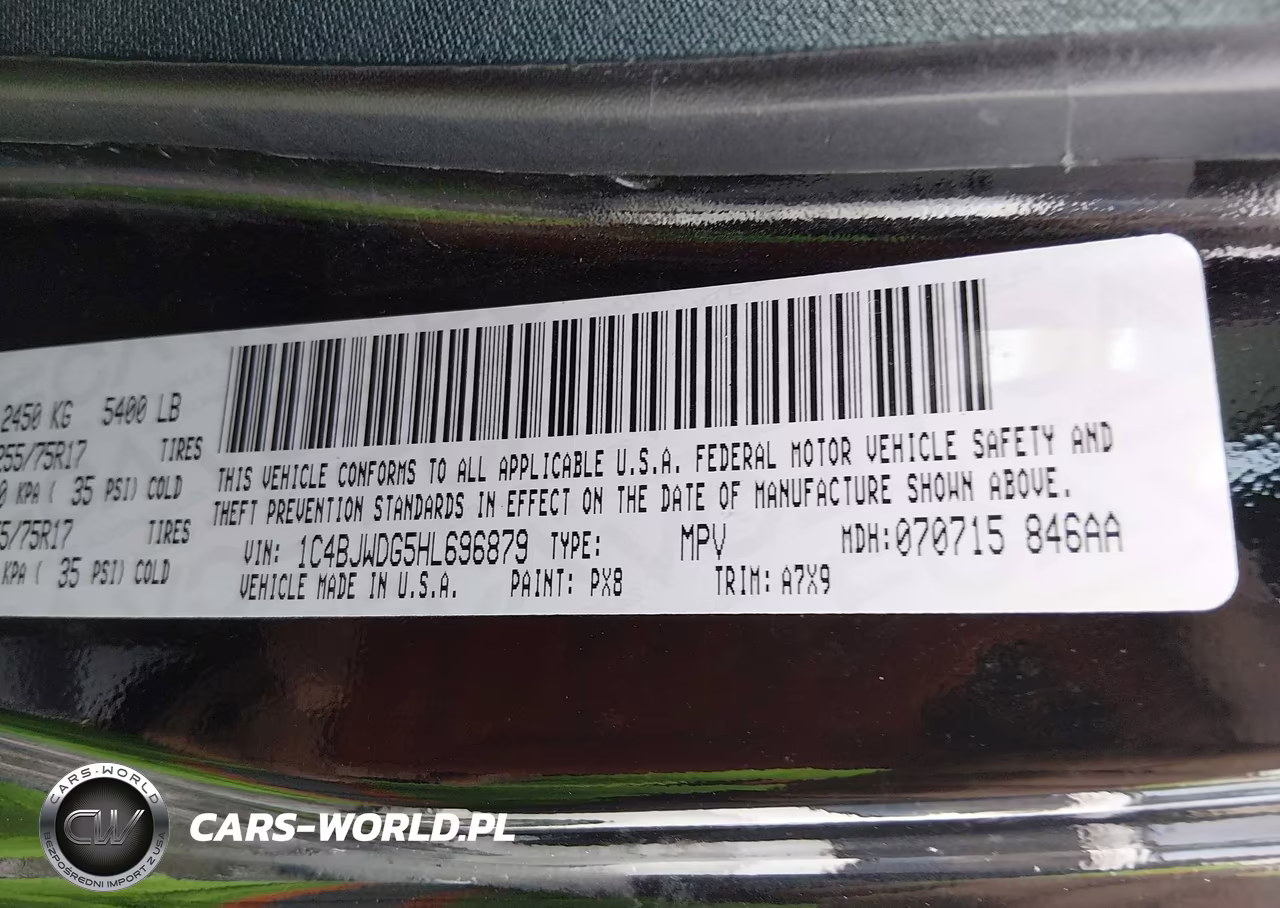 2017 Jeep Wrangler Unlimited Sport VIN:1C4BJWDG5HL696879 - 9
