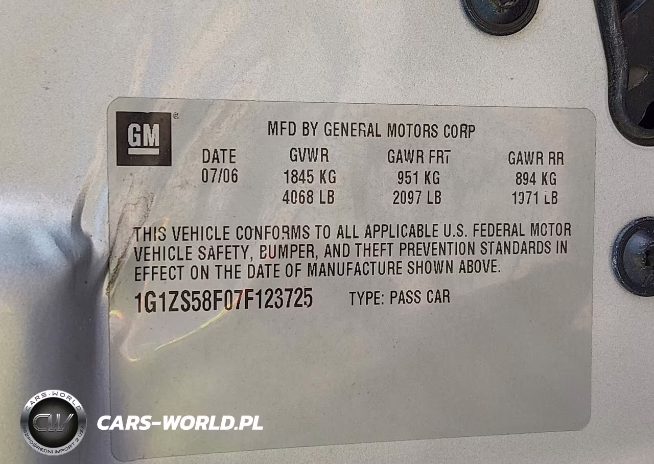 2007 Chevrolet Malibu Ls W-1Ls VIN:1G1ZS58F07F123725 - 9