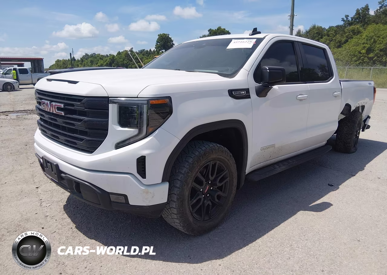 2023 GMC Sierra 1500 4Wd Short Box Elevation With 3Sb VIN:3GTUUCED7PG263997 - 2