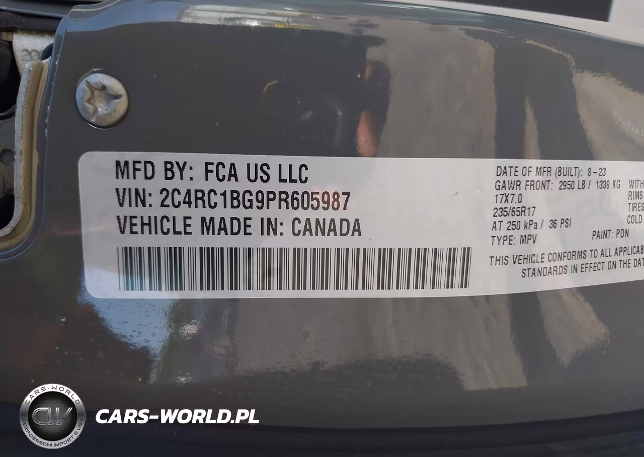 2023 Chrysler Pacifica Touring L VIN:2C4RC1BG9PR605987 - 9