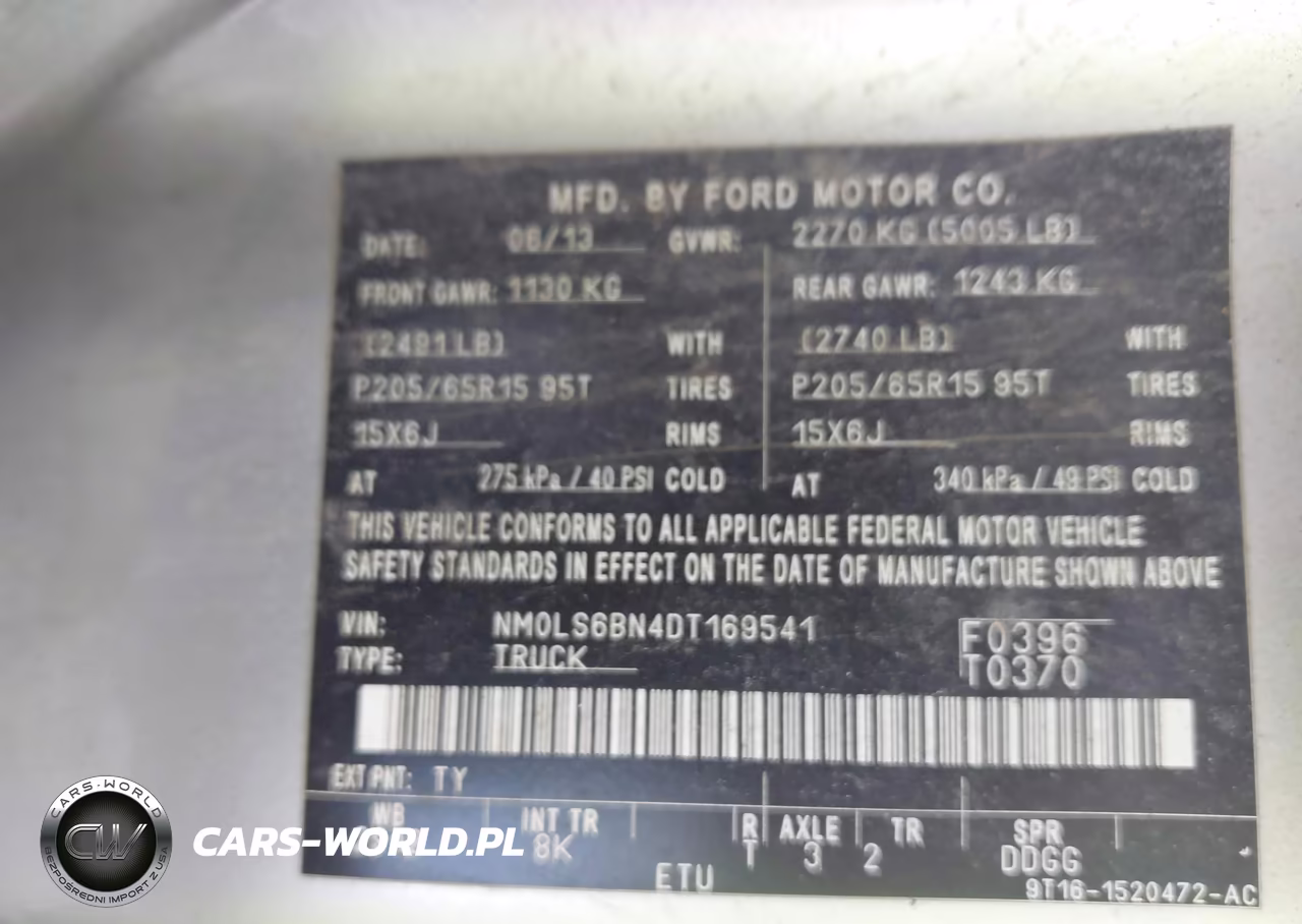2013 Ford Transit Connect Xlt VIN:NM0LS6BN4DT169541 - 9
