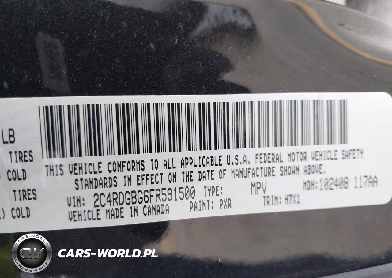 2015 Dodge Grand Caravan Se VIN:2C4RDGBG6FR591500 - 9