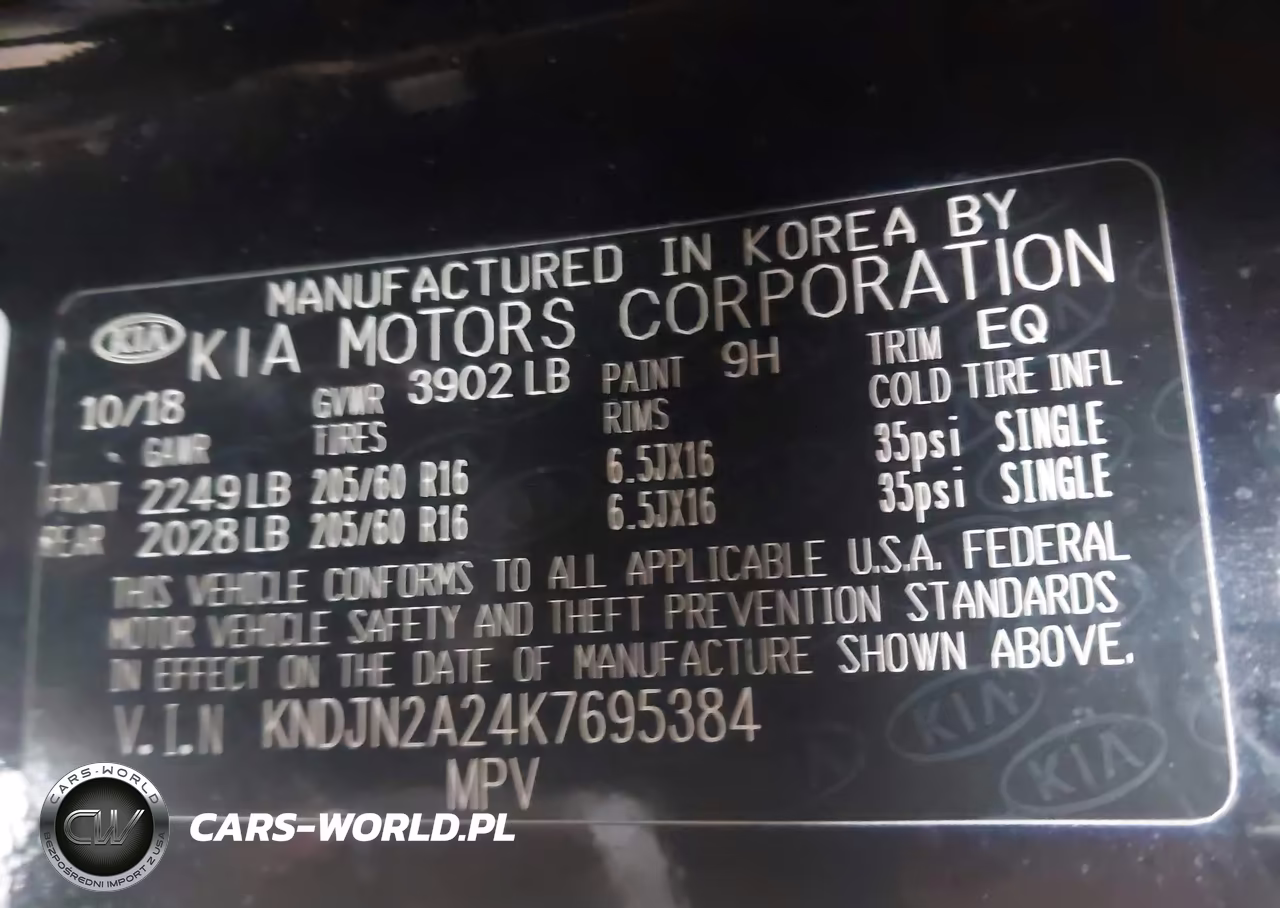 2019 Kia Soul VIN:KNDJN2A24K7695384 - 9
