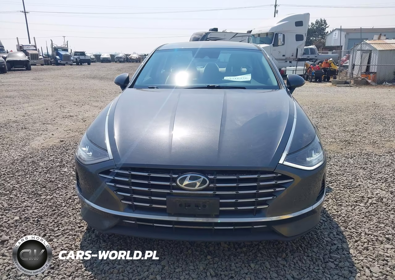 2021 Hyundai Sonata Blue VIN:KMHL24JJ8MA030588 - 16