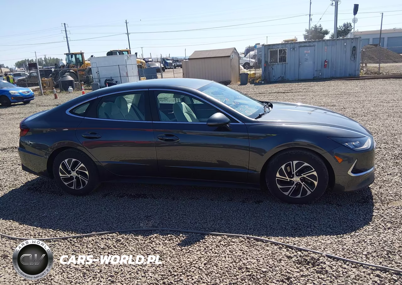 2021 Hyundai Sonata Blue VIN:KMHL24JJ8MA030588 - 17